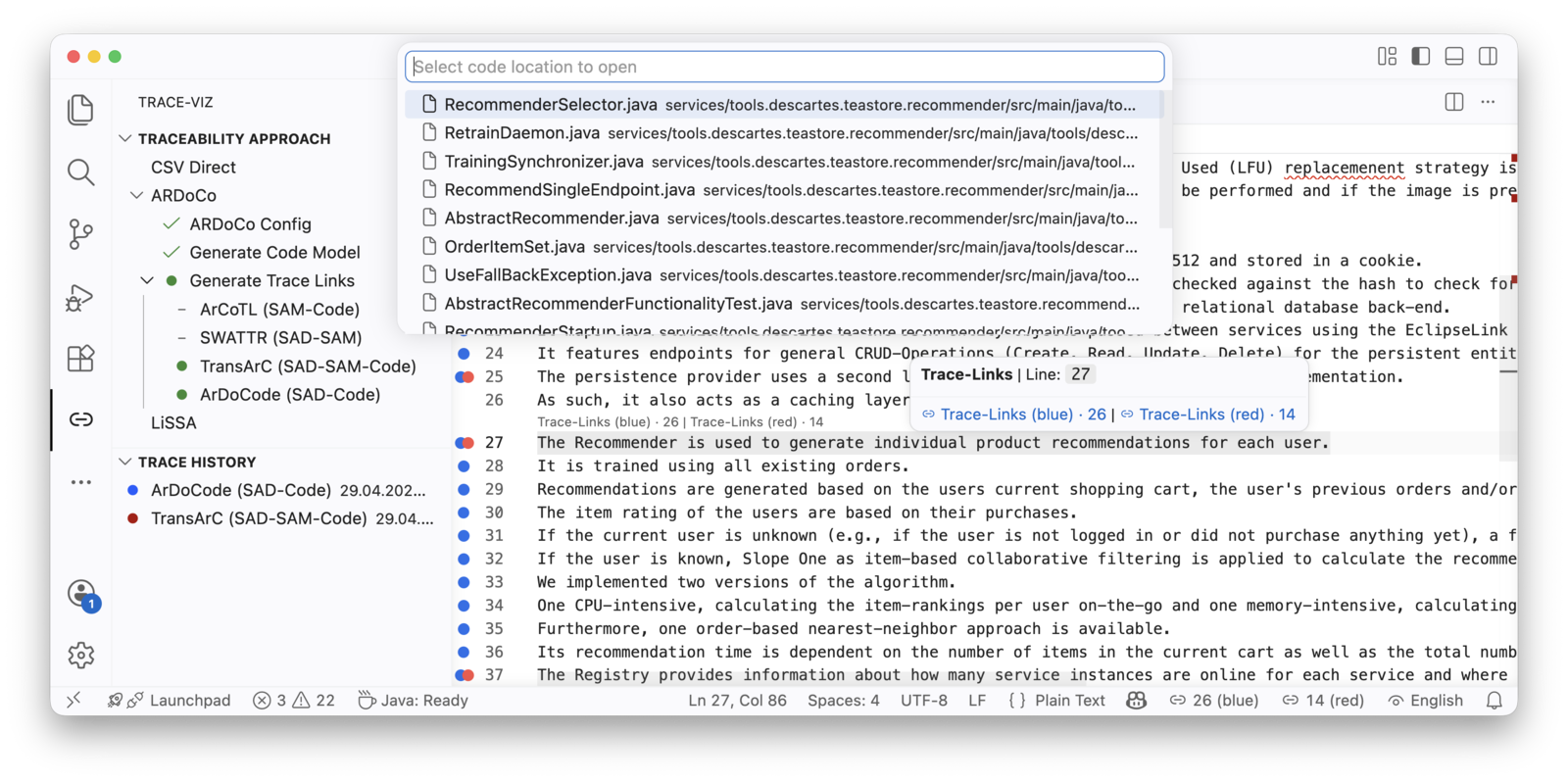 TraceViz screenshot